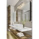 Lyna 4 Light 30.5 inch Chrome Vanity Wall Light