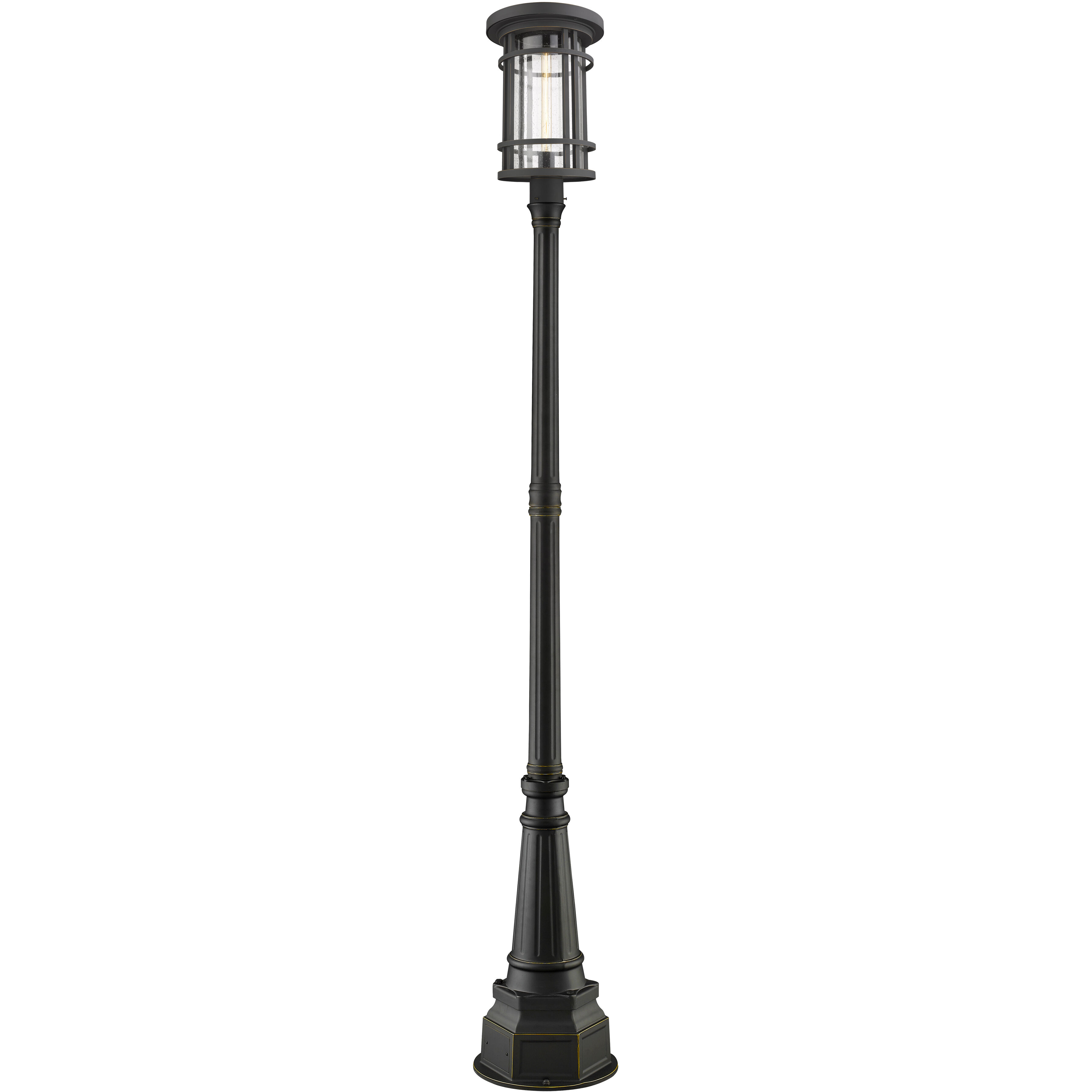 Oil rubbed bronze outdoor lamp post on sale