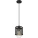 Kipton 1 Light 6 inch Matte Black Pendant Ceiling Light