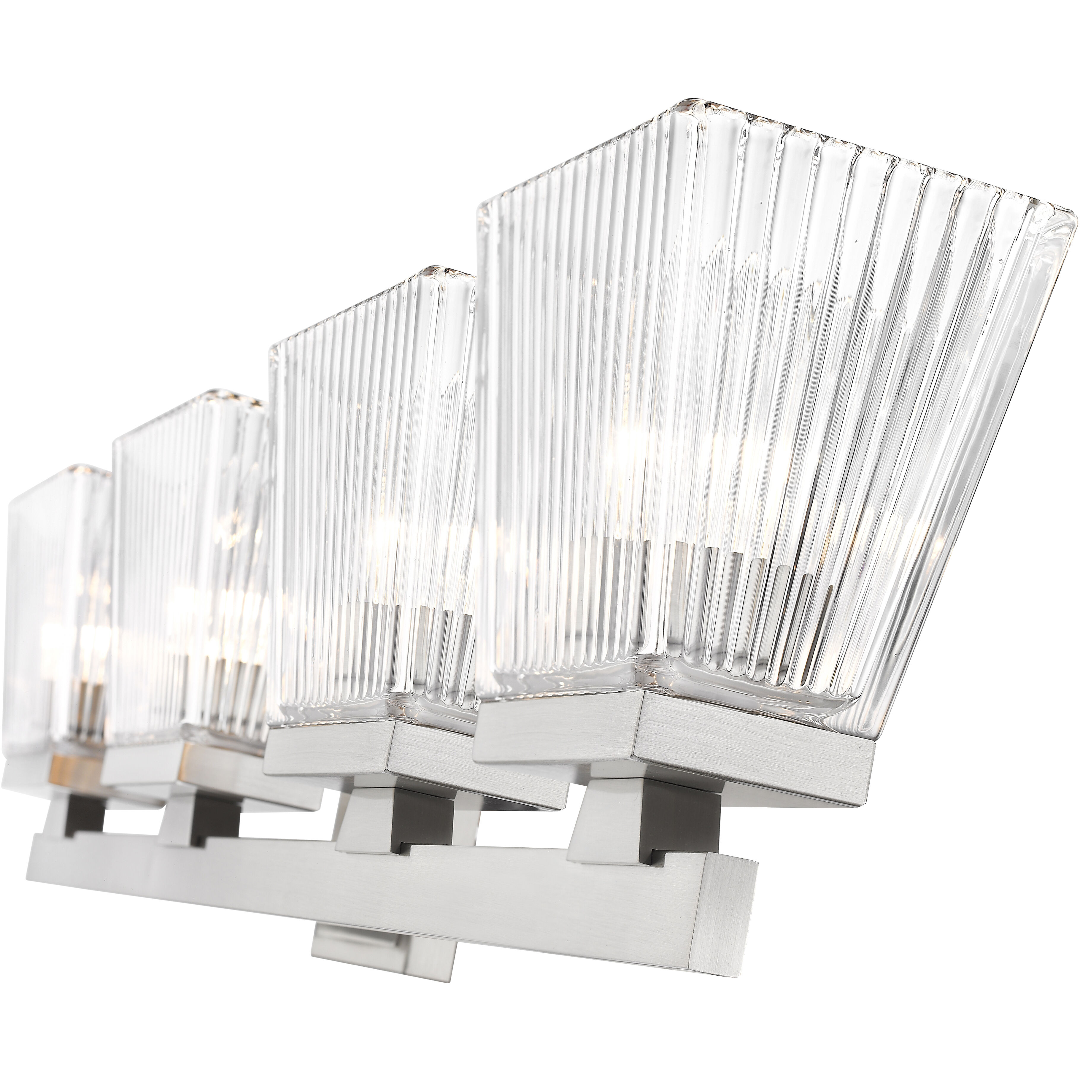 Astor 4 Light 29 inch Brushed Nickel Vanity Wall Light