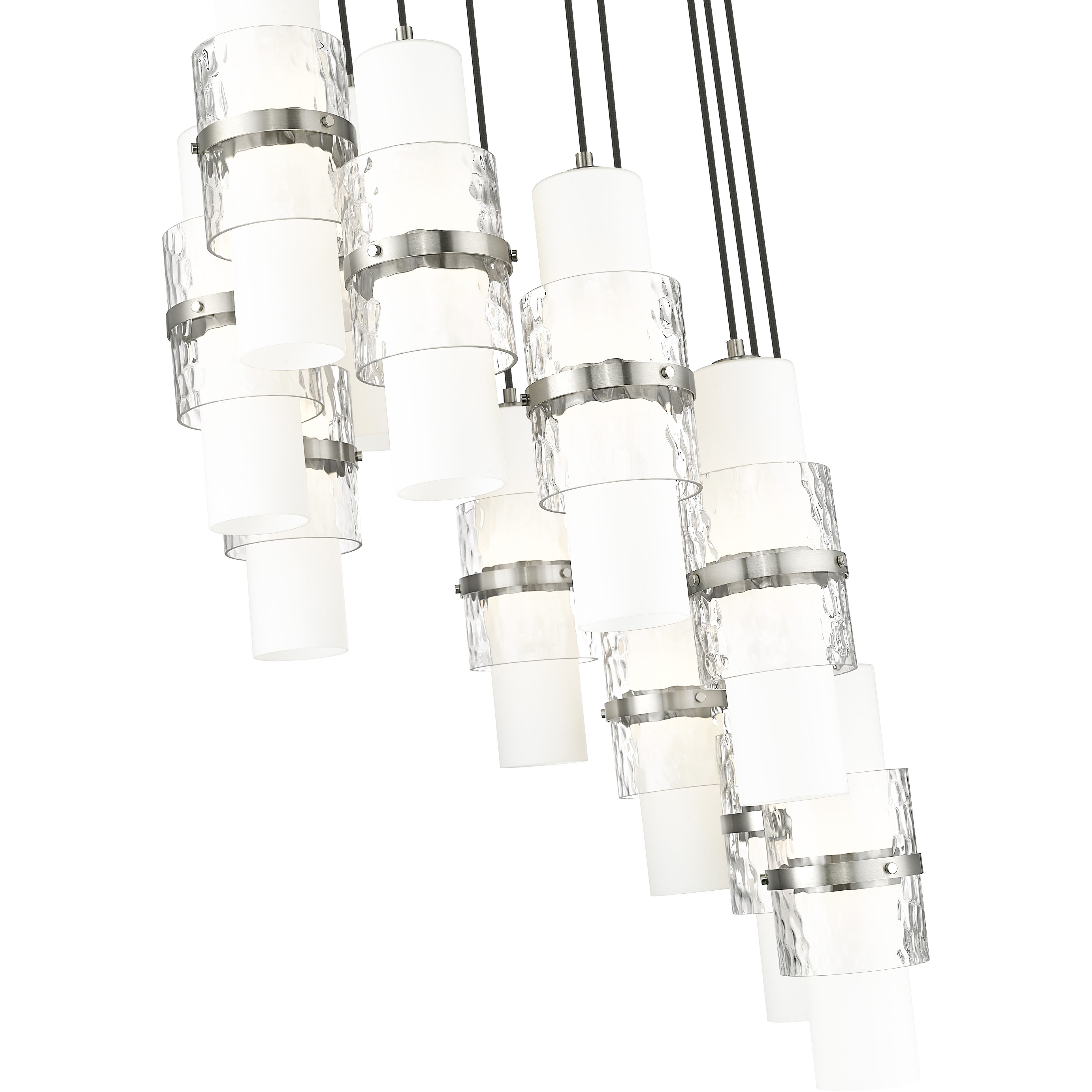 Cayden 11 Light 24 inch Brushed Nickel Chandelier Ceiling Light