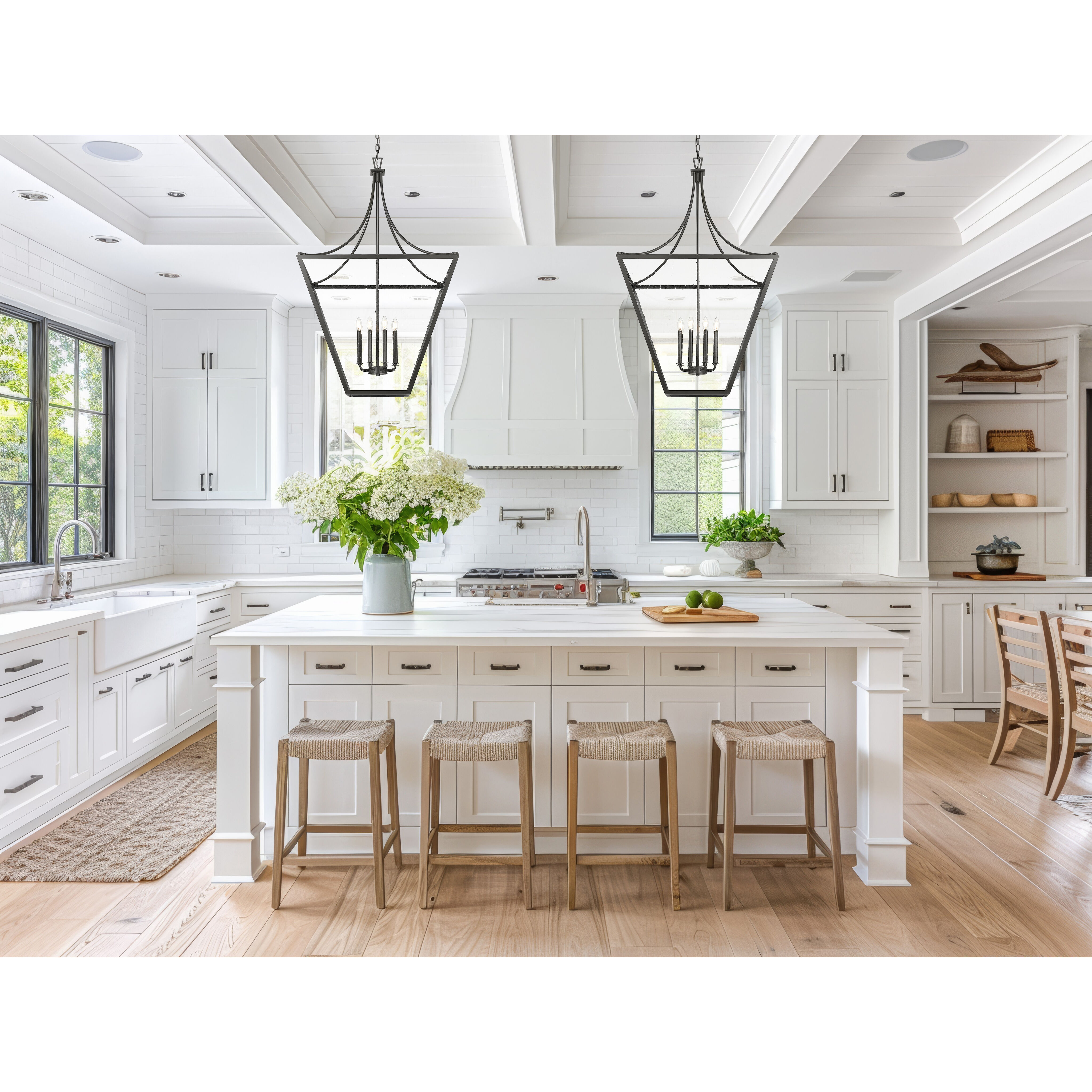 Montalcino 8 Light 32 inch Iron Ore Chandelier Ceiling Light