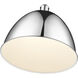 Sawyer 1 Light 12.5 inch Chrome Pendant Ceiling Light