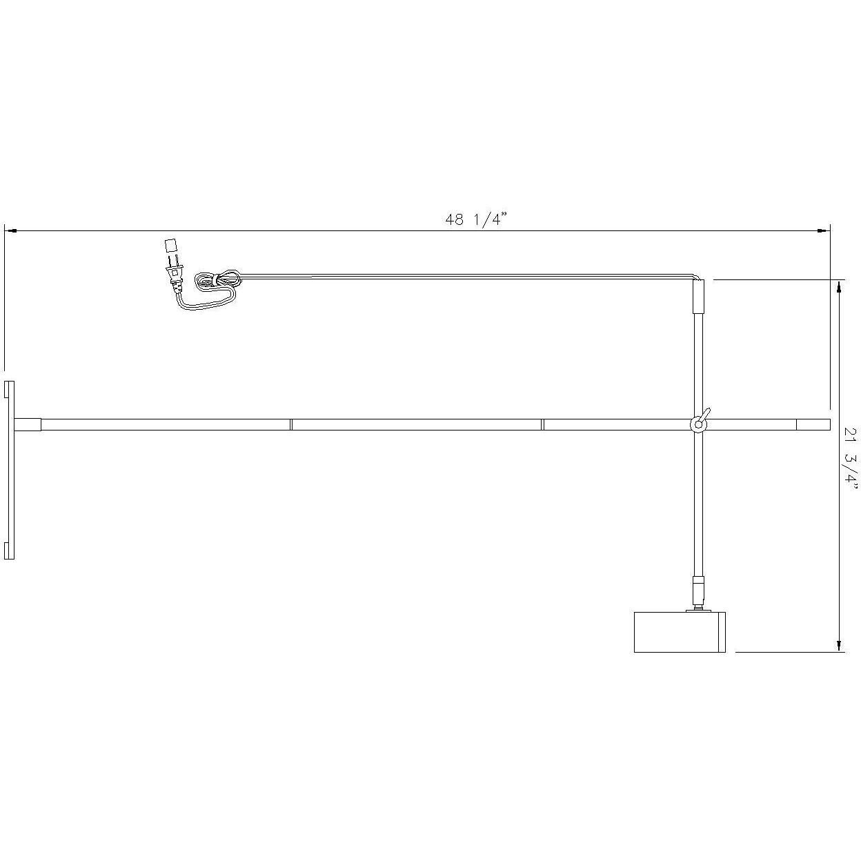 Calumet 48.25 inch 35.00 watt Matte Black and Olde Brass Floor Lamp Portable Light in Oil Rubbed Bronze