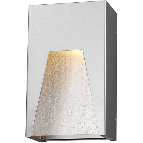 Millenial LED 10 inch Silver Outdoor Wall Light