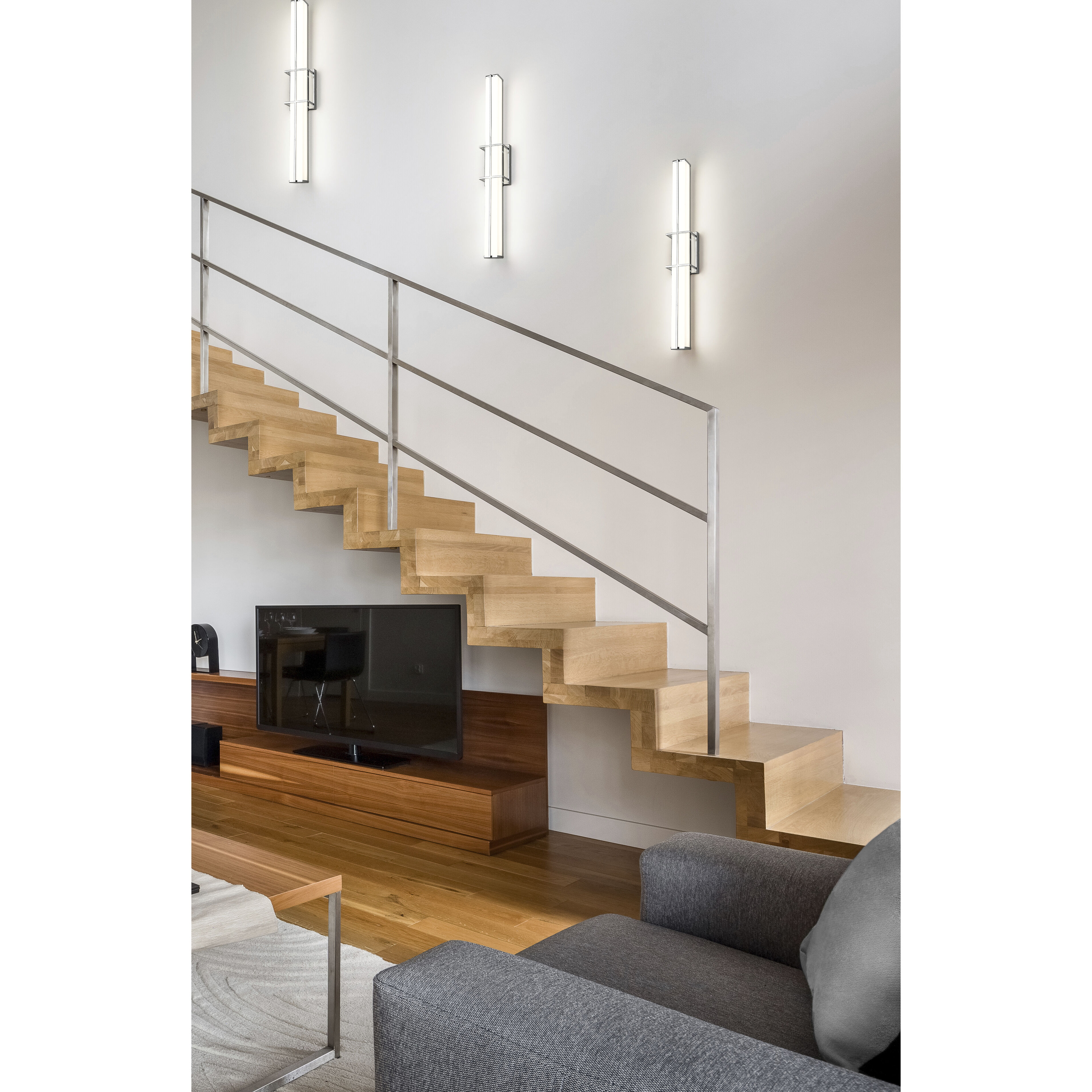 Harrison LED 32 inch Chrome Vanity Wall Light