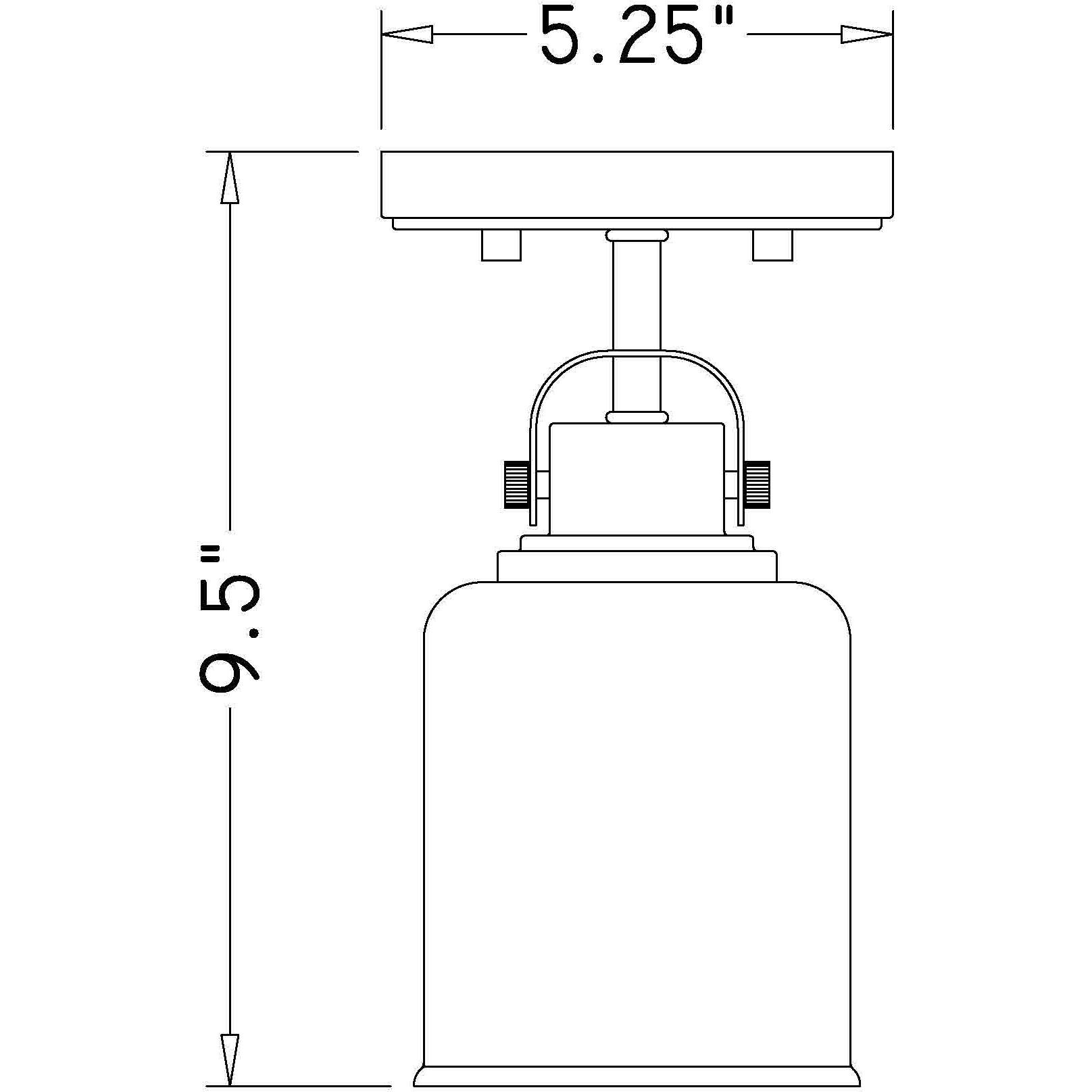 Kinsley 1 Light 5.25 inch Chrome Flush Mount Ceiling Light