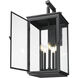 Hartwell 5 Light 28.5 inch Sand Black Outdoor Wall Light