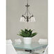 Lagoon 3 Light 20 inch Brushed Nickel Chandelier Ceiling Light