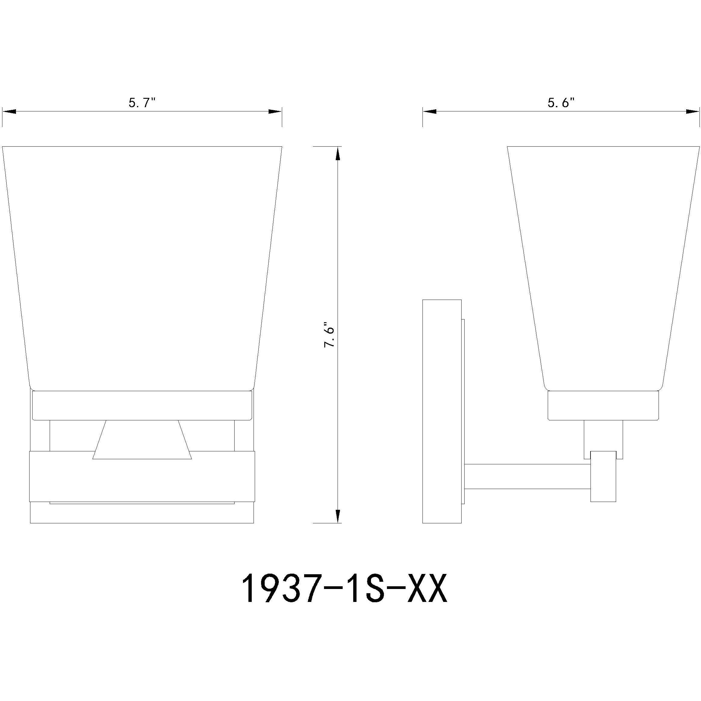 Astor 1 Light 5.75 inch Matte Black Wall Sconce Wall Light