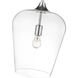 Joliet 1 Light 12 inch Chrome Pendant Ceiling Light