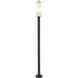 Sana 3 Light 100.25 inch Black Outdoor Post Mounted Fixture