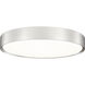 Kawan LED 20 inch Brushed Nickel Flush Mount Ceiling Light