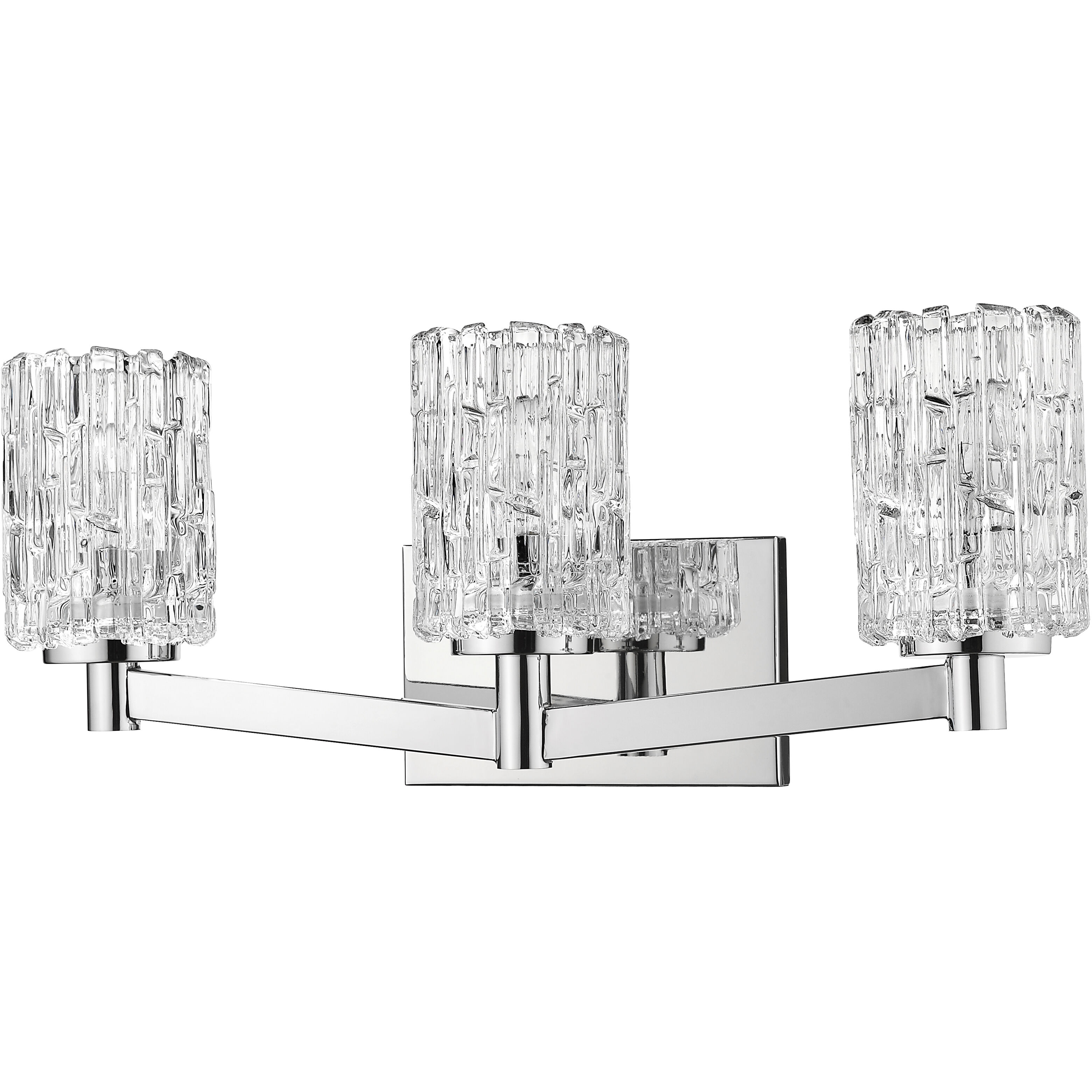Aubrey 3 Light 22.5 inch Chrome Vanity Wall Light