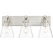 Harper 3 Light 23 inch Brushed Nickel Vanity Wall Light