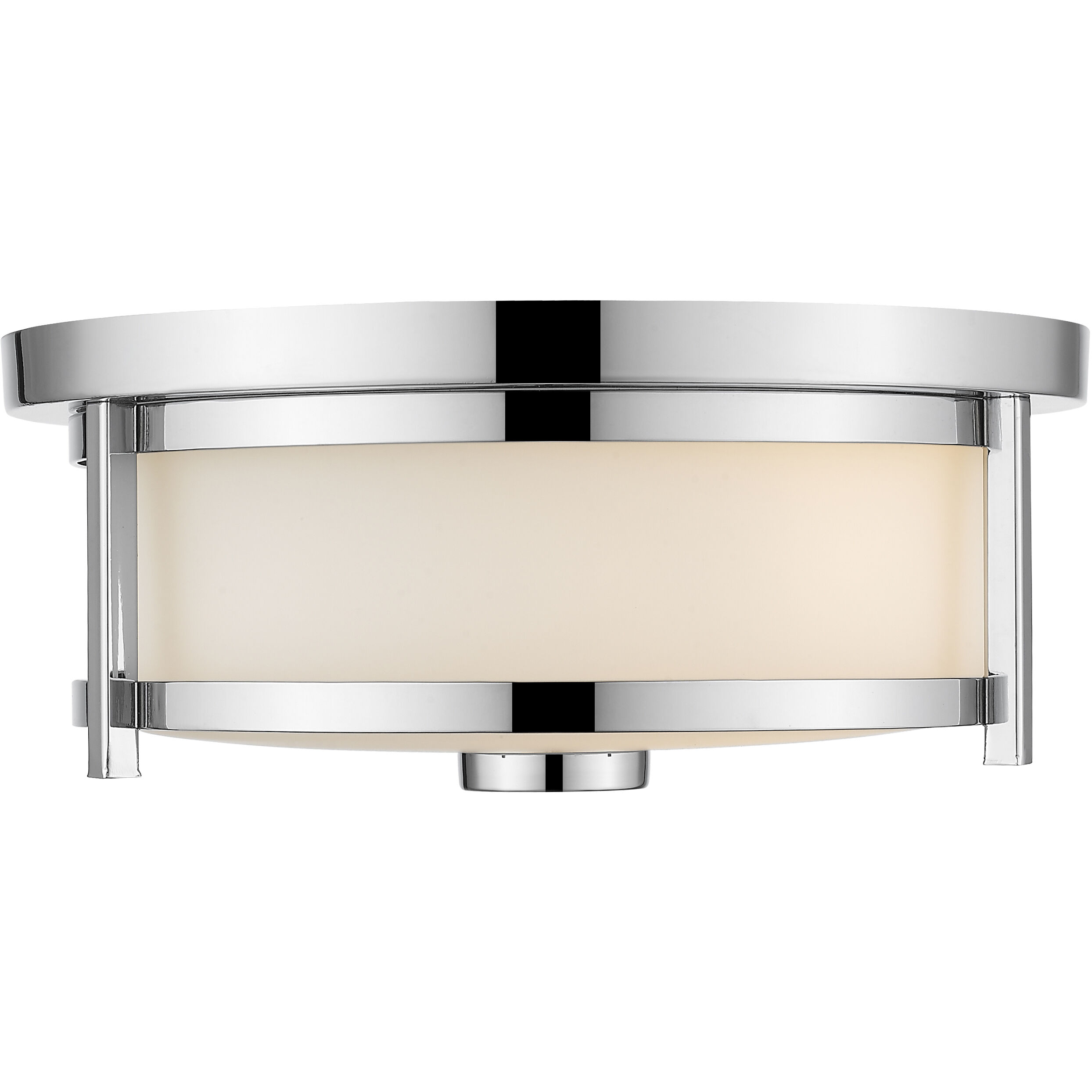 Savannah 2 Light 11 inch Chrome Flush Mount Ceiling Light