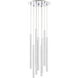 Forest LED 16 inch Chrome Chandelier Ceiling Light