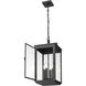 Hartwell 4 Light 10 inch Sand Black Outdoor Chain Mount Ceiling Fixture