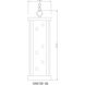 Glenwood 1 Light 7.5 inch Black Outdoor Chain Mount Ceiling Fixture