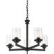 Savannah 5 Light 24 inch Bronze Chandelier Ceiling Light
