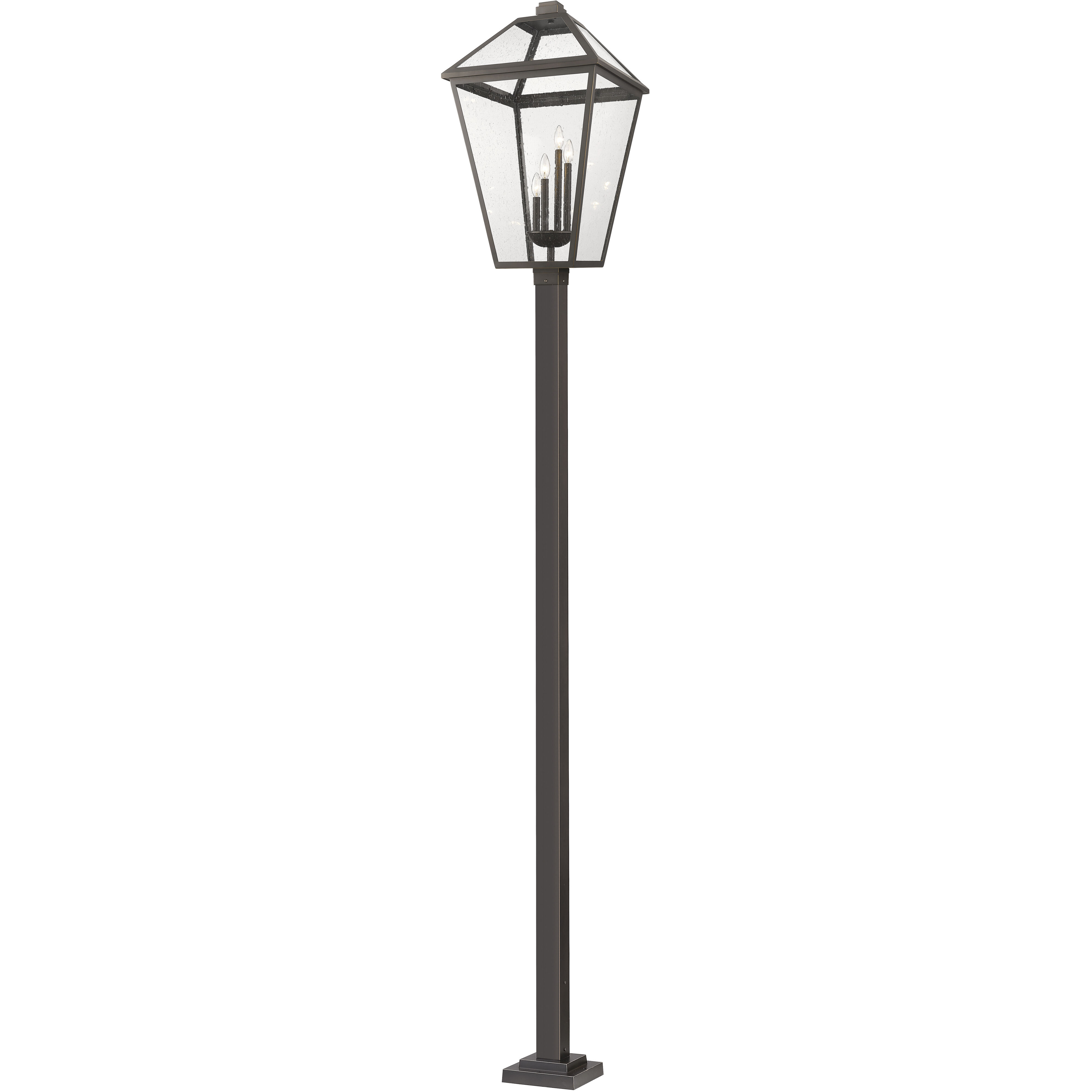 Talbot 4 Light 128.25 inch Oil Rubbed Bronze Outdoor Post Mounted Fixture