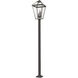 Talbot 4 Light 128.25 inch Oil Rubbed Bronze Outdoor Post Mounted Fixture