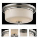 Cannondale 3 Light 15 inch Brushed Nickel Flush Mount Ceiling Light
