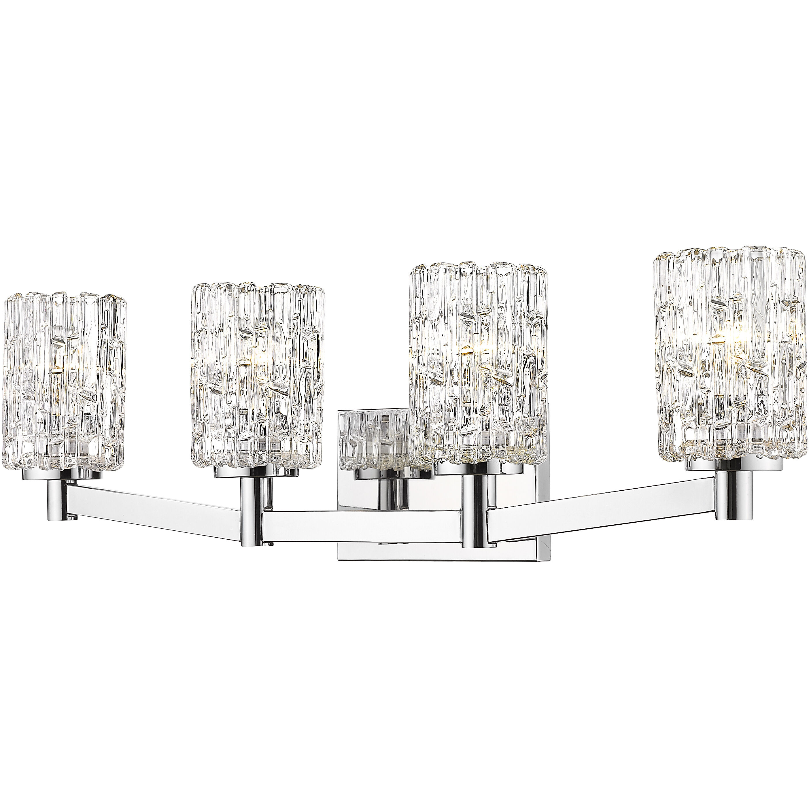 Aubrey 4 Light 31.5 inch Chrome Vanity Wall Light