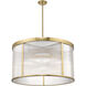 Carnaby 9 Light 32.25 inch Modern Gold Chandelier Ceiling Light