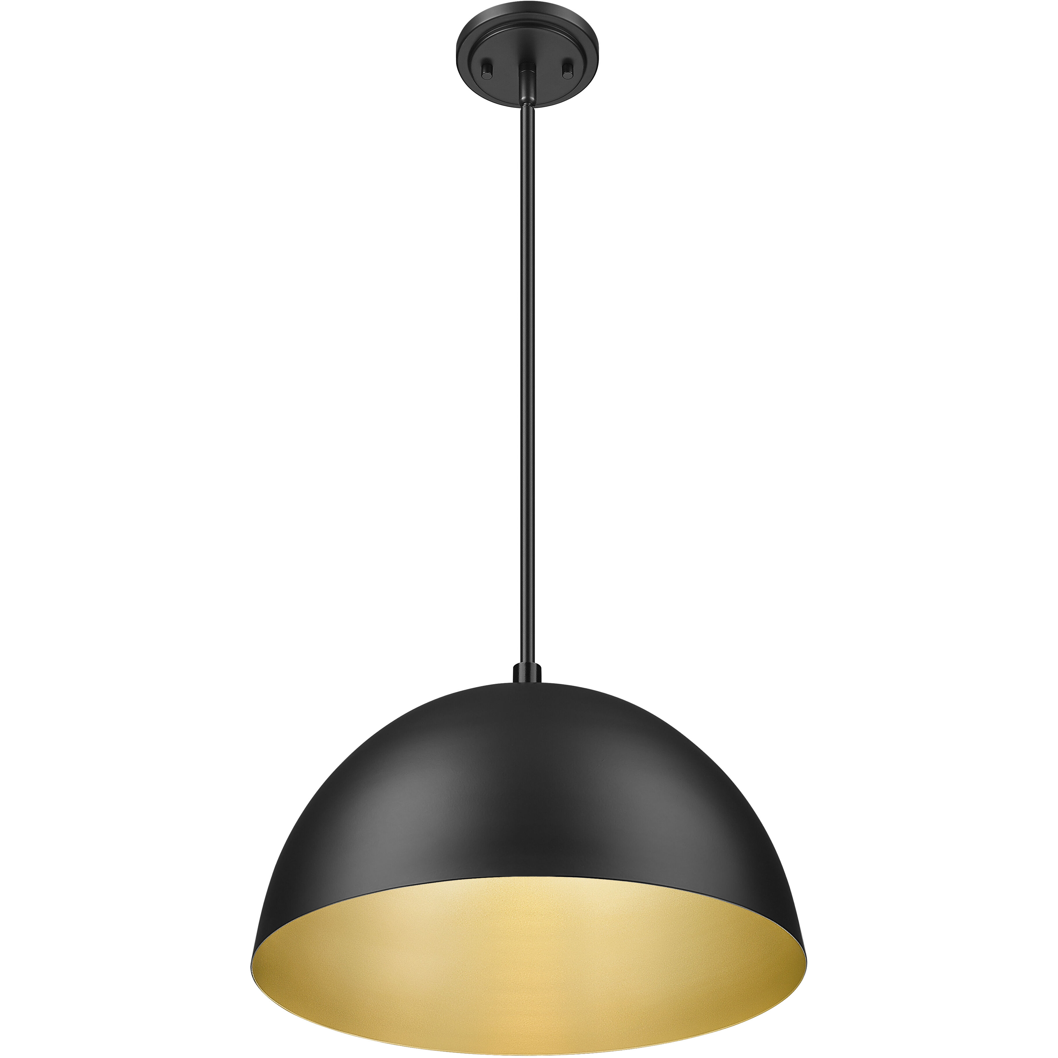 Vega Pendant Ceiling Light in Matte Black