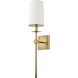 Camila 1 Light 5.5 inch Rubbed Brass Wall Sconce Wall Light