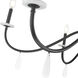 Toussant 6 Light 45 inch Matte Black Chandelier Ceiling Light
