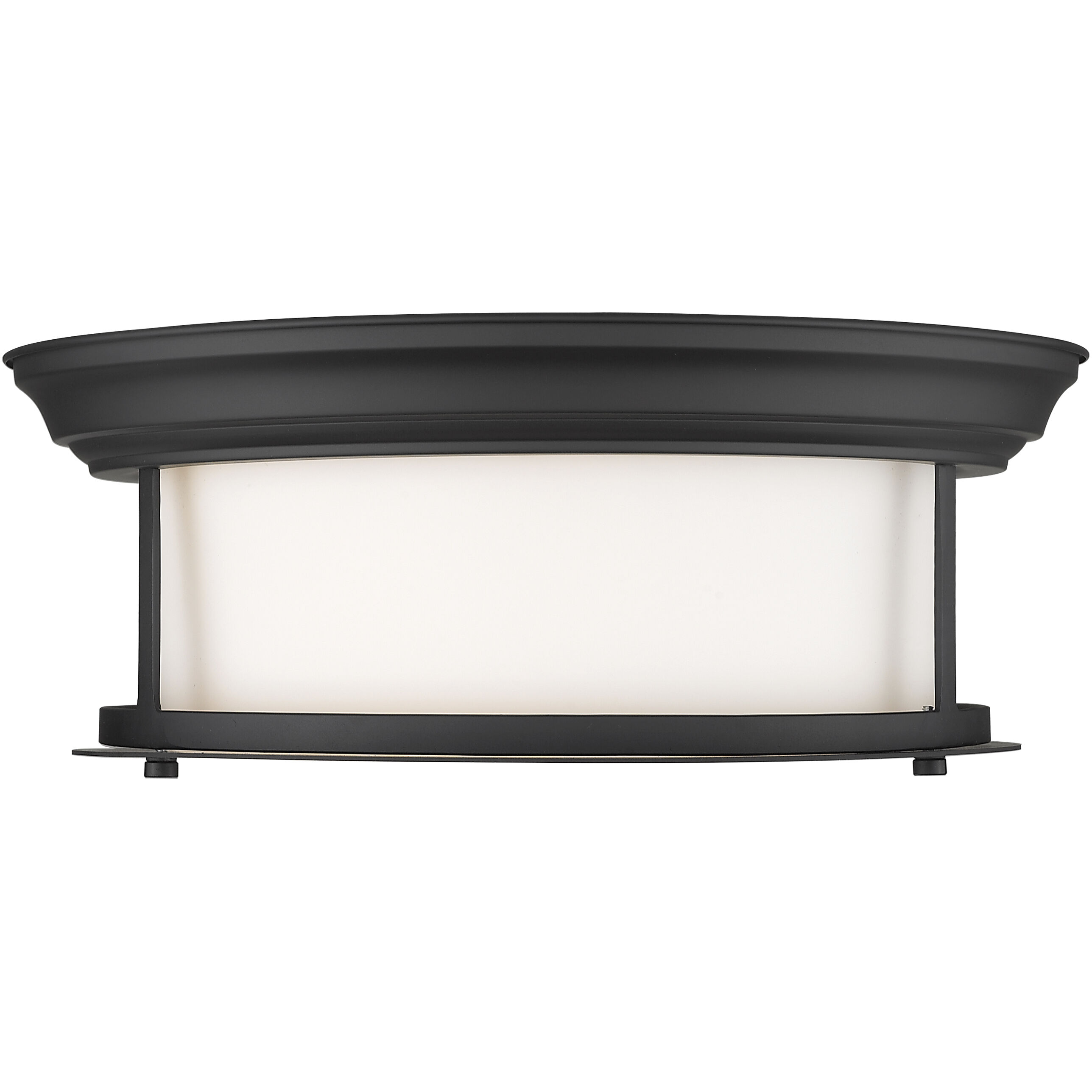 Sonna 2 Light 13.5 inch Matte Black Flush Mount Ceiling Light