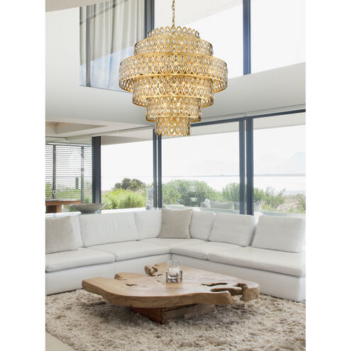 Dealey 17 Light 32.5 inch Heirloom Brass Chandelier Ceiling Light