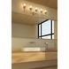 Sutton 5 Light 39.5 inch Brushed Nickel Vanity Wall Light