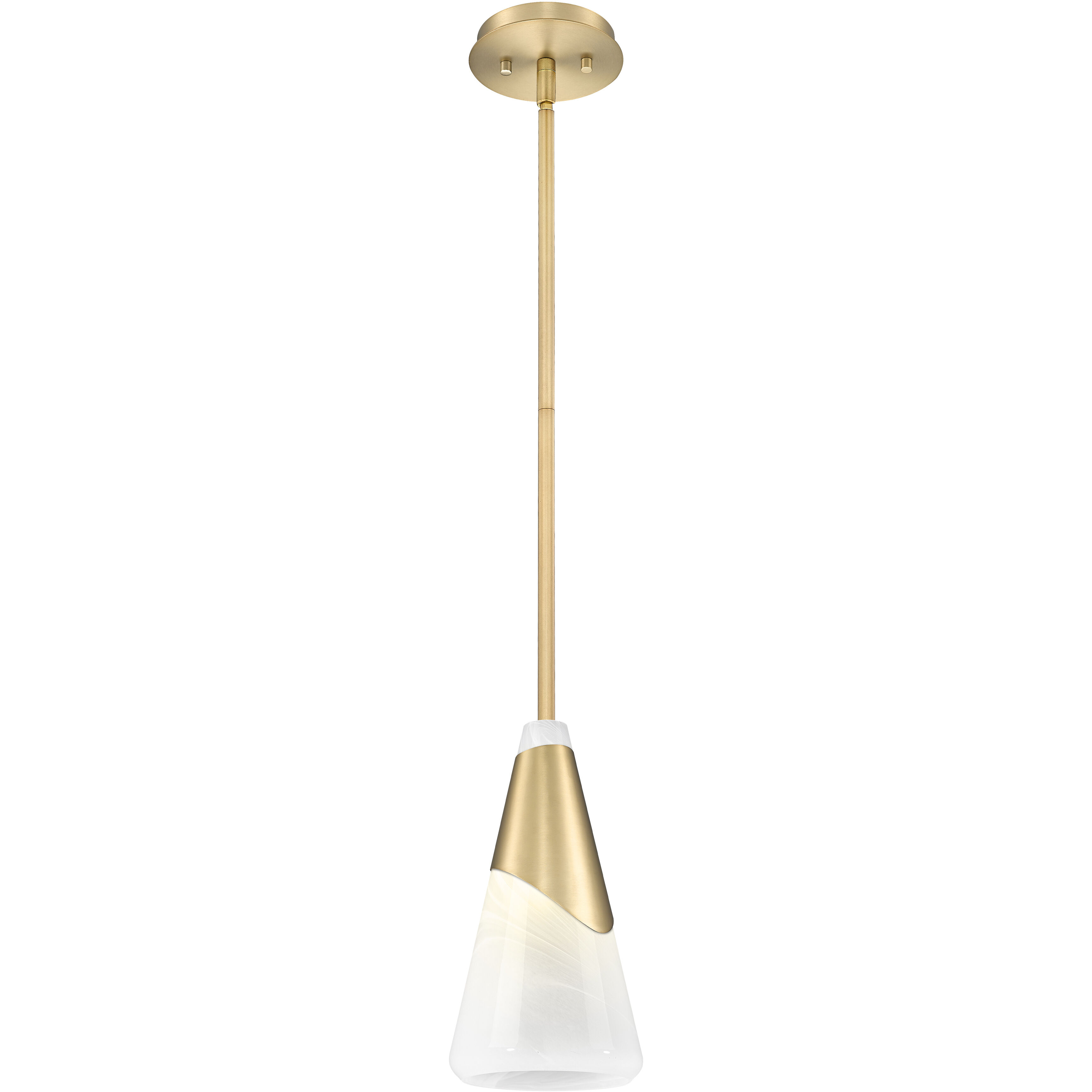 Aimie 1 Light 7 inch Modern Gold Pendant Ceiling Light