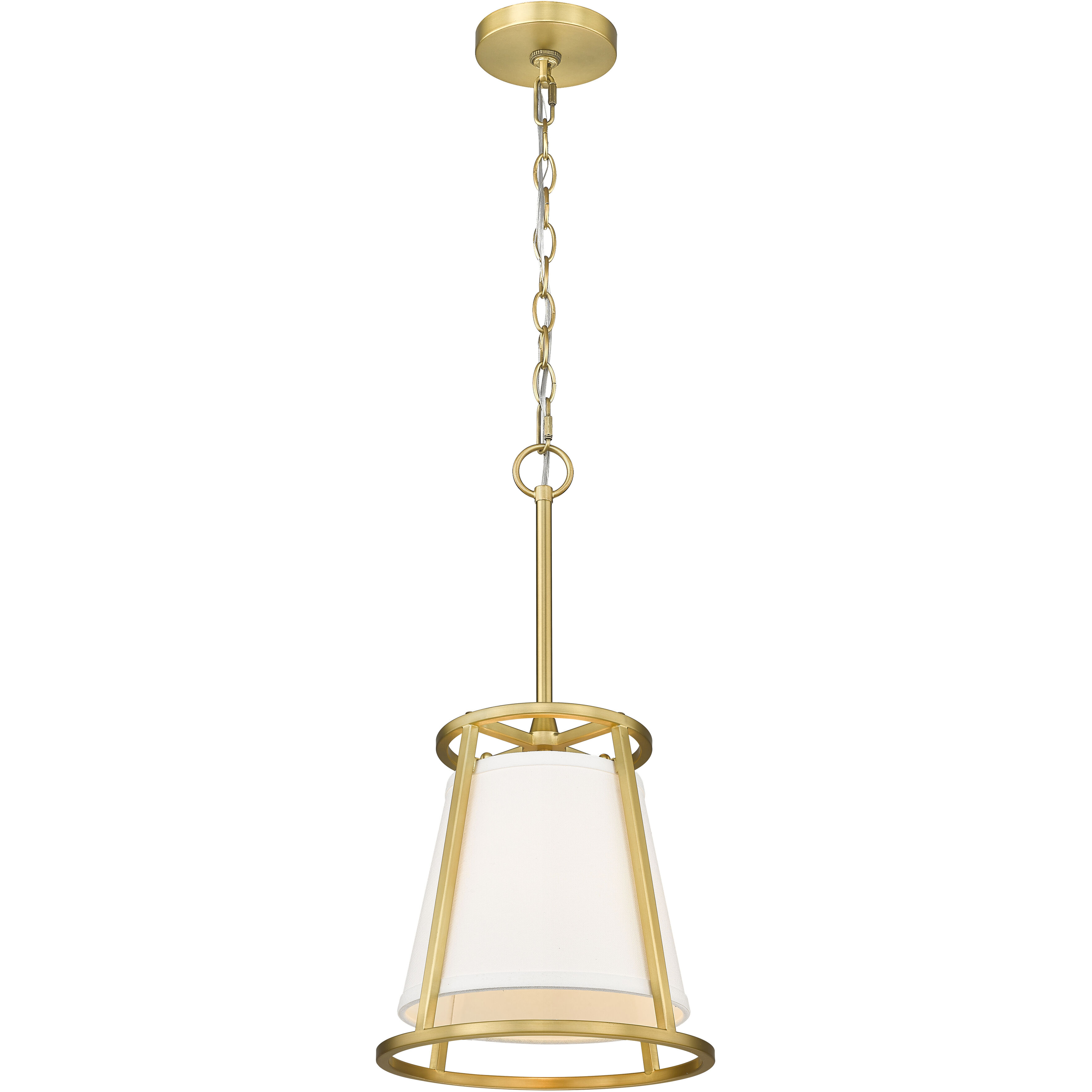 Lenyx 1 Light 10 inch Rubbed Brass Pendant Ceiling Light