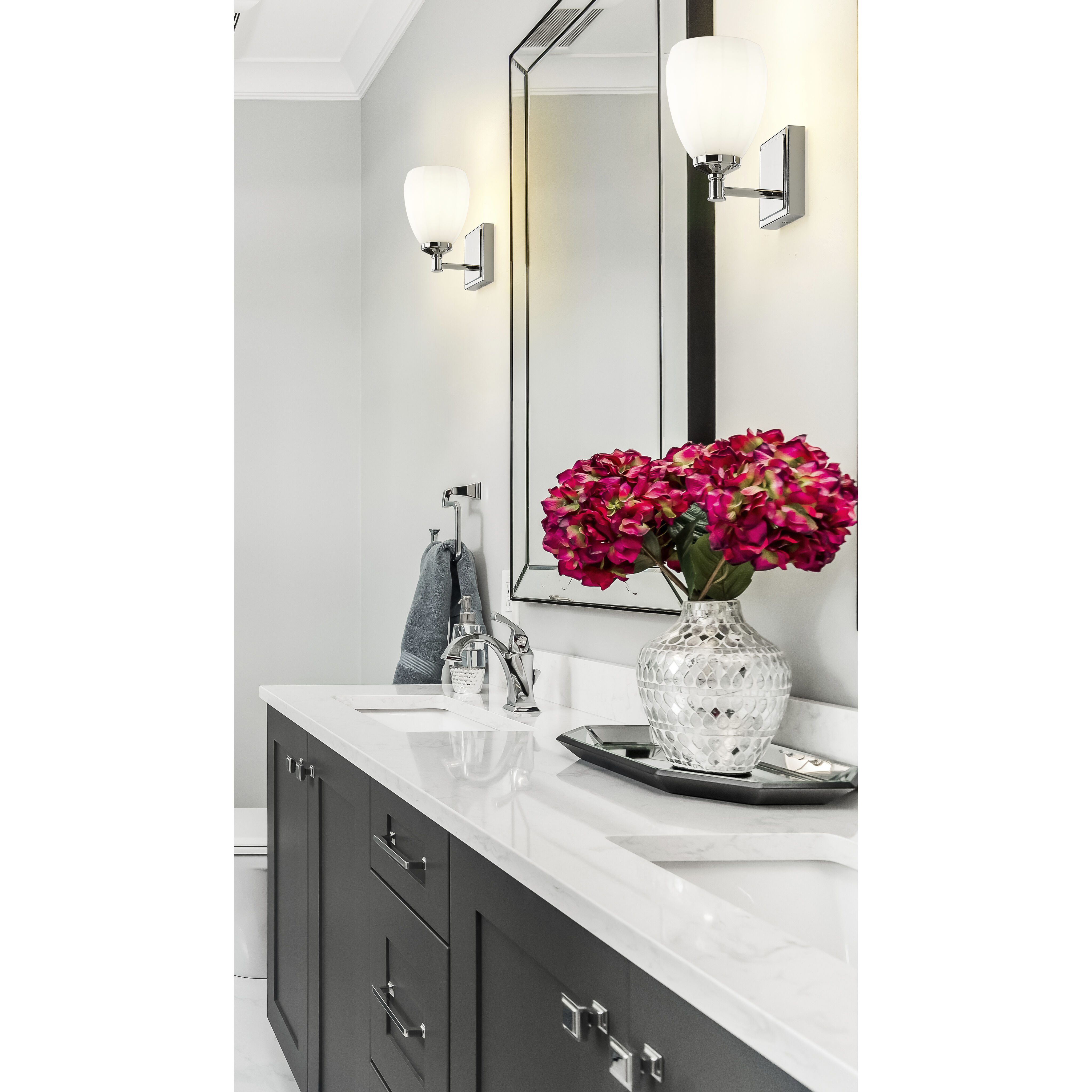 Oren 1 Light 6.5 inch Chrome Bath Vanity Light Wall Light