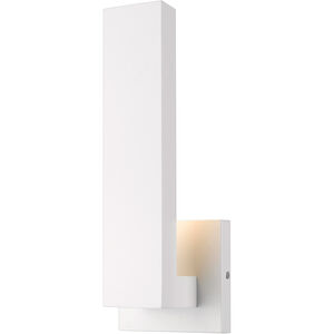 Edge LED 12 inch White Outdoor Wall Light