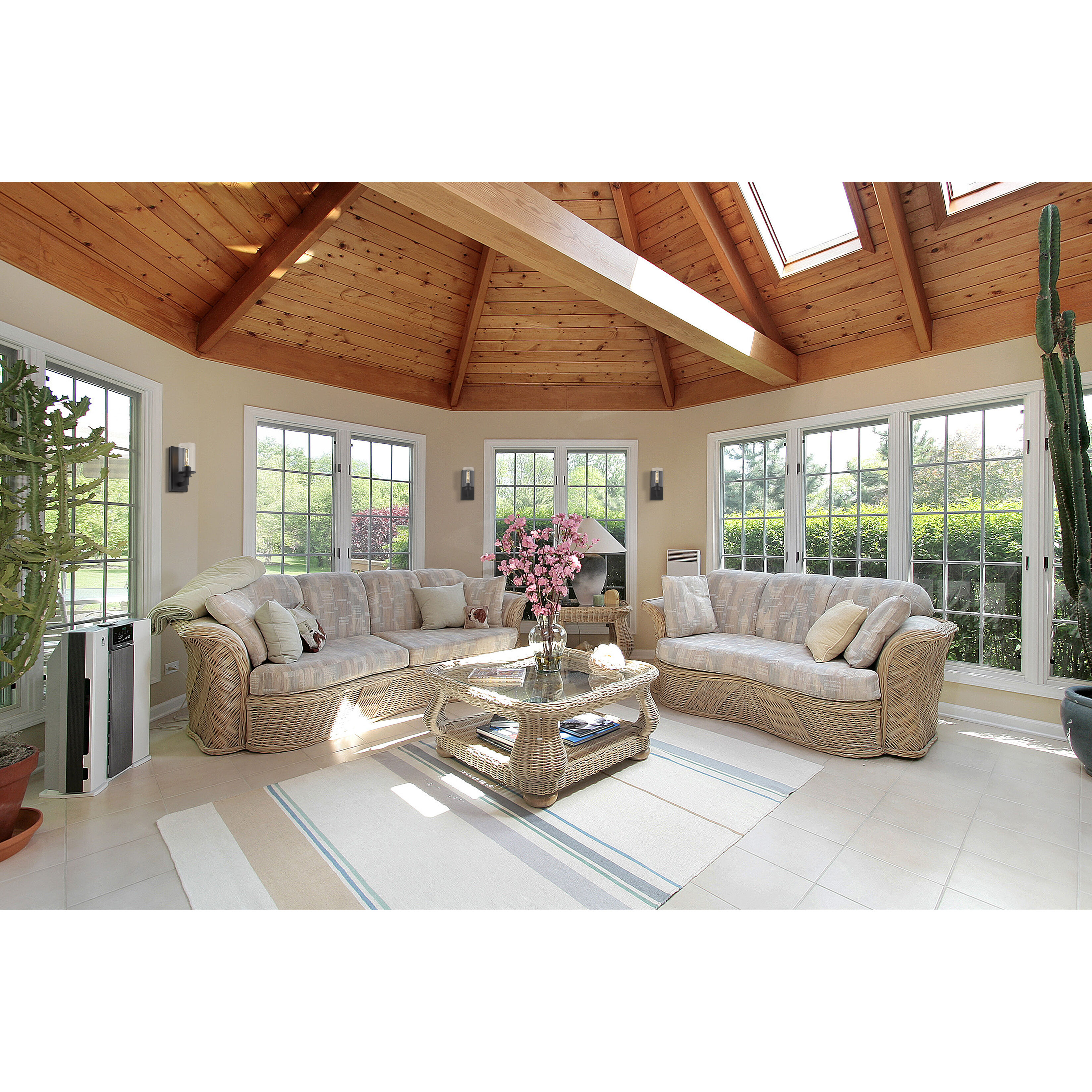 Savannah 1 Light 4.5 inch Bronze Wall Sconce Wall Light