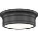Bentley LED 12 inch Matte Black Flush Mount Ceiling Light