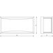 Baden LED 10 inch Brushed Nickel Vanity Wall Light