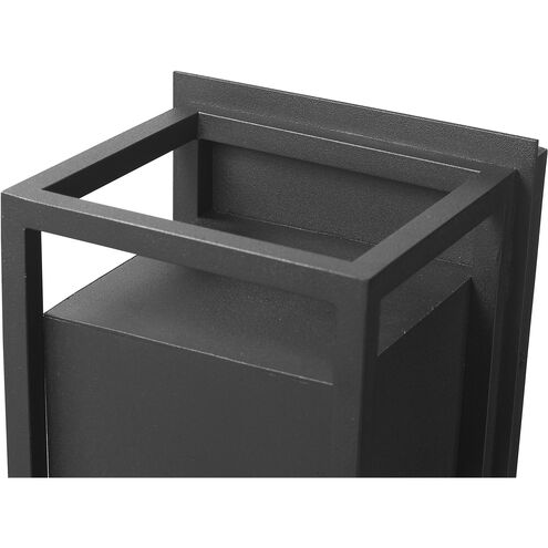 Barwick LED 12.5 inch Black Outdoor Wall Light