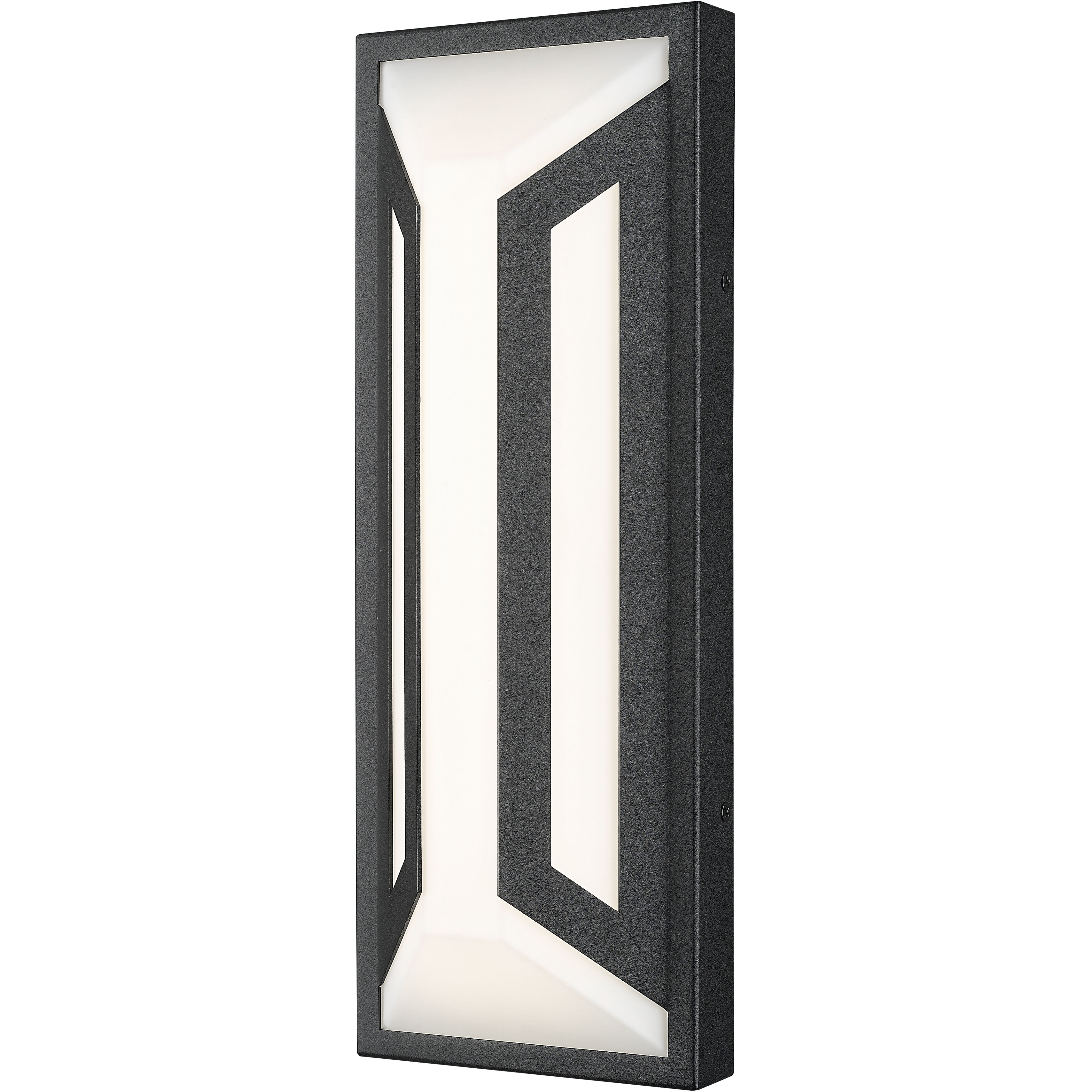 Banff LED 16 inch Sand Black Outdoor Wall Light in Soft Sand Black