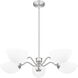 Breton 5 Light 33 inch Brushed Nickel Chandelier Ceiling Light
