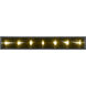 Infinity 7 Light 44 inch Misty Charcoal Vanity Wall Light