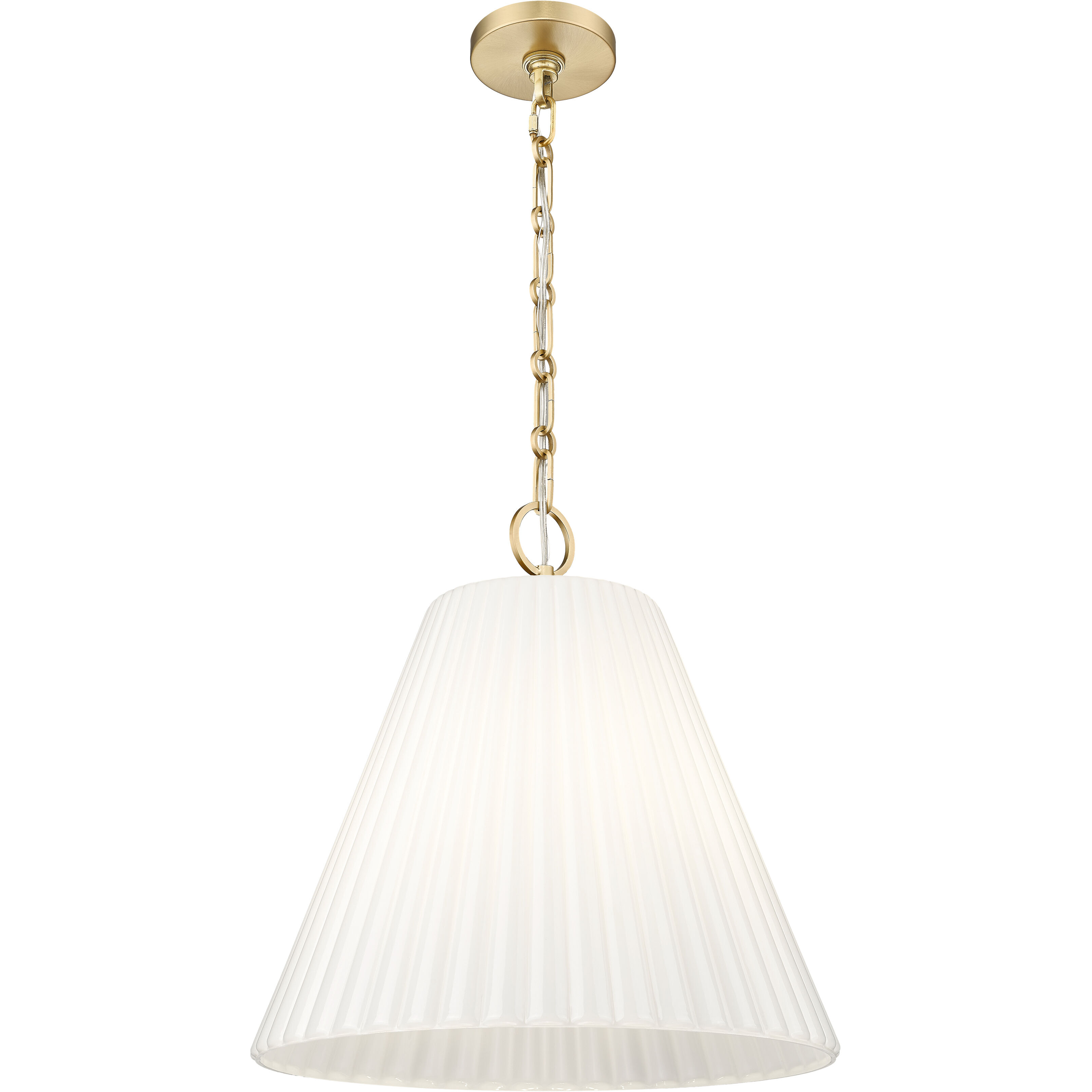 Alaric 3 Light 18 inch Modern Gold Pendant Ceiling Light