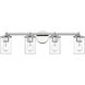 Thayer 4 Light 30.75 inch Chrome Vanity Wall Light