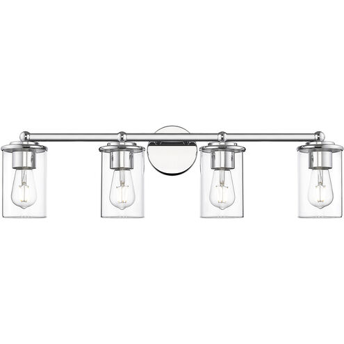 Thayer 4 Light 30.75 inch Chrome Vanity Wall Light