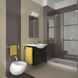 Zephyr 3 Light 23.13 inch Chrome Vanity Wall Light